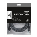 Patch cord Cat.6 UTP 5m black