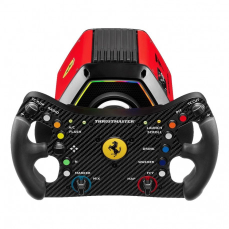 Thrustmaster rool ja pedaalid T818 Ferrari 488 GT3 USB Analogue / Digital PC, must ja punane