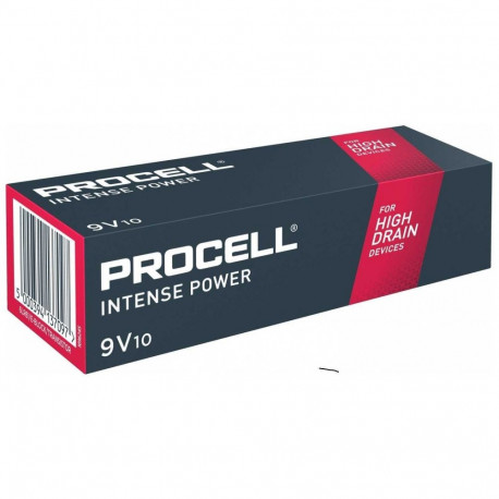 Duracell Procell Alkaline Intense Power 9V 10 pcs