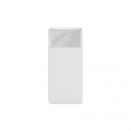Baseus akupank 10000mAh 15W ekraaniga välismaine versioon, valge