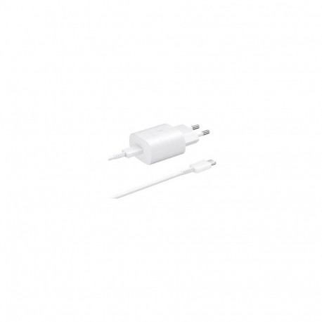 Samsung EP-TA800EWE + EP-DA705BWE Travel Charger 25W + USB-C to USB-C Data Cable white (bulk)