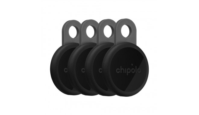 Chipolo LOOP – Rechargeable Bluetooth Tracker with Silicone Loop for iOS & Android, 4col_Charcoal
