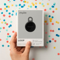 Chipolo LOOP – Rechargeable Bluetooth Tracker with Silicone Loop for iOS & Android, 4col_Charcoal