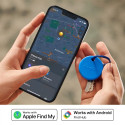 Chipolo POP – Bluetooth Tracker with Replaceable Battery for iOS & Android, Blue