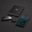 Chipolo LOOP Mercedes – Rechargeable Bluetooth Tracker with Silicone Loop for iOS & Android, Black
