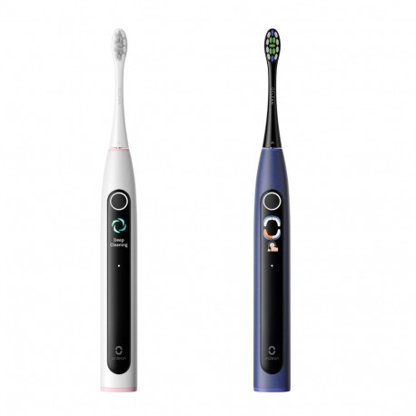 Oclean elektrilised hambaharjad X Lite duo komplekt, tumesinine ja hall