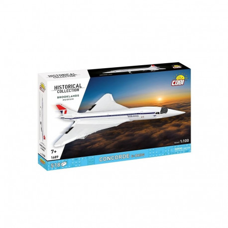 Klocki samolot concorde g-bbdg 518 elementów