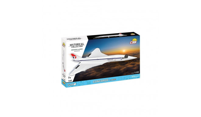 ehitusklotsid Concorde G-BBDG 518 tükki