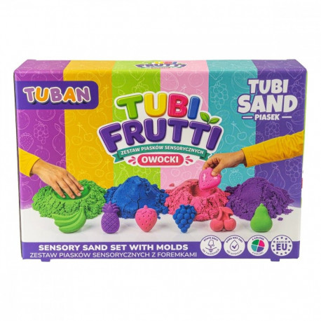 Piasek sensoryczny - zestaw tubi frutti