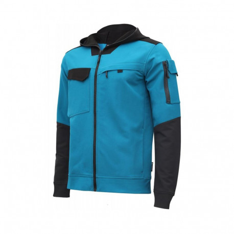 Hogert Work Jacket BEELITZ HT5K818-XL, 95% polyester, 5% elastane, 270 g/m², 1 chest pocket with zip