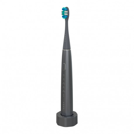 Wireless Tooth Brush, Grey, 3 Brush Heads, 1400mAh, Function: Soft, Clean, Massage, White, Sweep