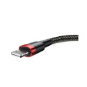 Baseus Cafule USB Lightning Cable 2.4A 1m (Red+Black)