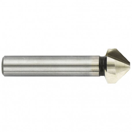 Countersink 90°, ØD=15,0 mm, shank 10 mm, HSS-E5. Bright, uncoated.