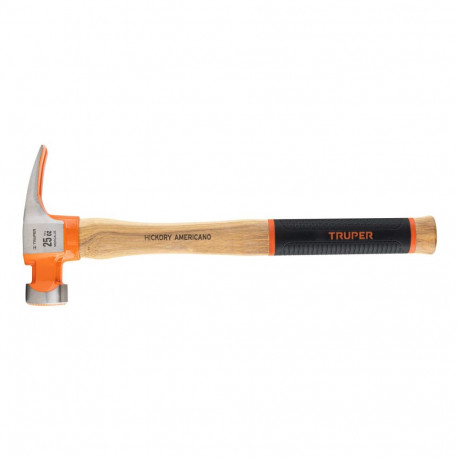 Carpenters hammer with wooden handle and non-slip grip 710g Truper®