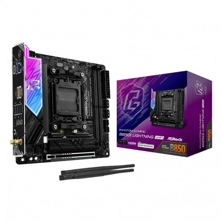 Motherboard - Asrock Phantom Gaming B850I Lightning WiFi AMD B850 Socket AM5 mini ITX