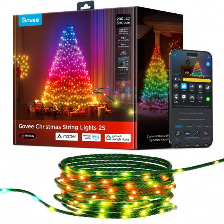 Smart String Light - Govee H80C4 200 LED Wi-Fi/Bluetooth 2.5m Multicolor