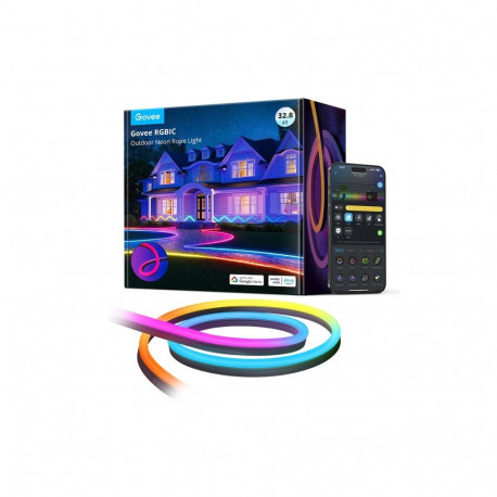 Smart String Light - Govee H61A8 10m Wi-Fi Bluetooth RGBIC Outdoor Neon