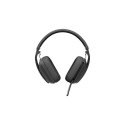 Headset - Logitech Zone Vibe Wireless, Bluetooth, Noise-Canceling, Graphite
