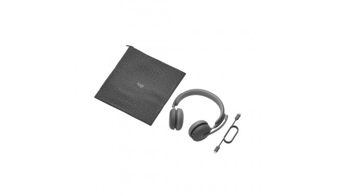 Headset - Logitech Zone Wireless 2 Teams, Bluetooth, ANC, Black