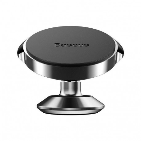 Magnetic Phone Holder - Baseus Dashboard Mount, Durable Aluminium, Black