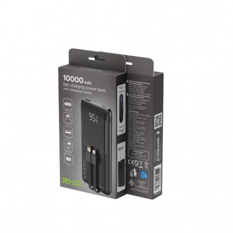 Power Bank - Gembird PB10-PD20-LCD-01 20W 10000 mAh Fast Charging Black