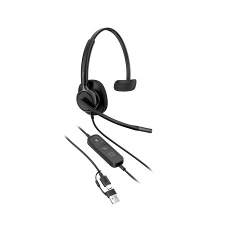 Headphones - HP Poly Mission 415 Monaural USB Wired Headset, 97g, Multi-OS
