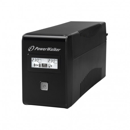 POWERWALK VI 850 LCD Power Walker UPS Line-Interactive 850VA 2x SCHUKO, RJ11, USB, LCD