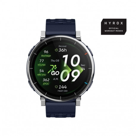 Amazfit nutikell Active 3 Premium HYROX-Modus, tumesinine (6972596109815)