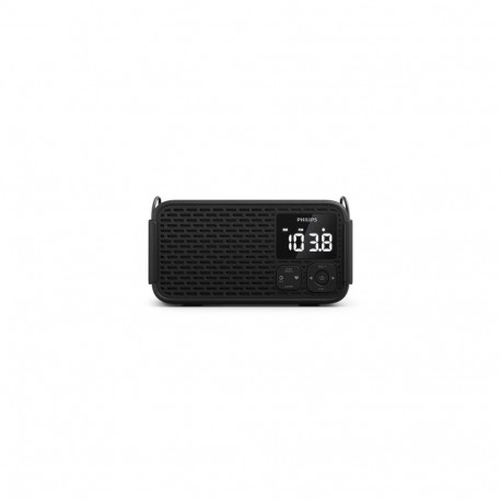 PHILIPS radio pulkstenis  melns TAR3500/00 (4895229173743)