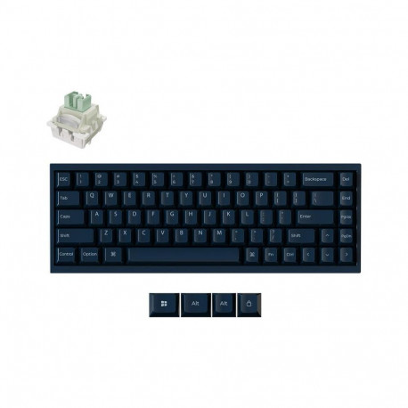 KEYBOARD USB-C Q16 HE 8K/NAVY BLUE Q16HW-J1 KEYCHRON Q16HW-J1 (4894979045737)