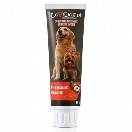 LOVIDOG Pheasant with apple - dog treat - 90g