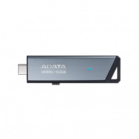ADATA USB-mälupulk UE800 512GB USB Type-C 3.2 Gen 2 (3.1 Gen 2), hõbedane