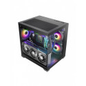 Case MARS MC-VIEW3 BLACK mATX 3xARGB