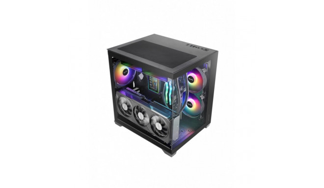 Case MARS MC-VIEW3 BLACK mATX 3xARGB