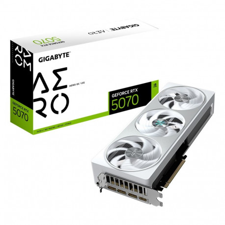 GIGABYTE graafikakaart GeForce RTX 5070 AERO OC 12G GV-N5070AERO OC-12GD 12GB GDDR7, 192bit, PCI-E 5