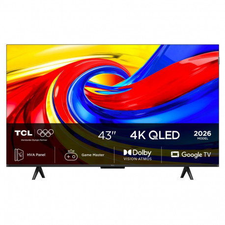 TCL teler 43P7L 109.2cm (43") 4K Ultra HD nutikas Wi-Fi 400cd/m², must