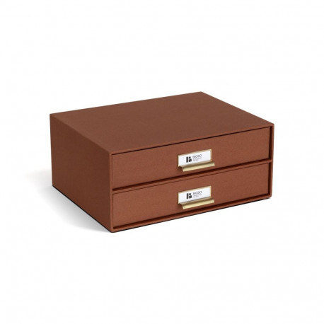Dokumendisahtlid Birger Bigso Box, 2 sahtlit, Re-Store Paper Laminate Sienna R12