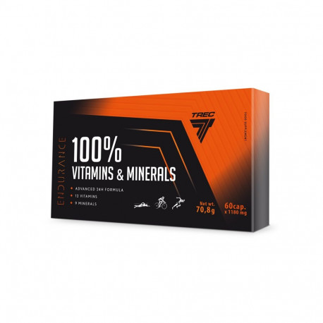 Mineraalidekompleks TREC 100% VITAMINS & MINERALS 60 kapslit