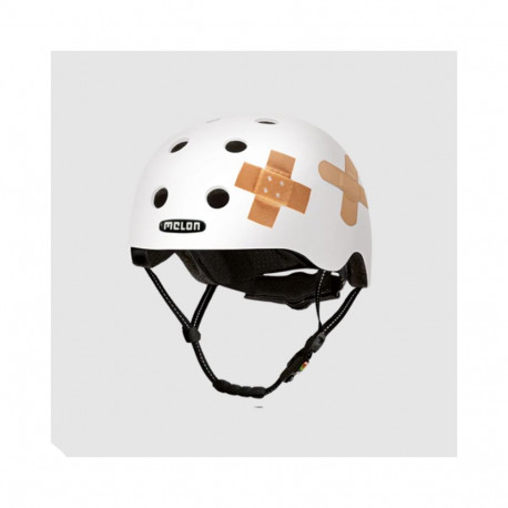 Kiiver MELON Plastered White, valge, XL