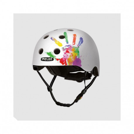 Kiiver MELON Handprint, valge, M/L
