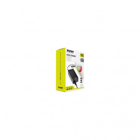 Port Designs 900093-ACTO power adapter/inverter Indoor 65 W Black