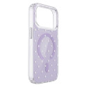 Bubble Dots Mag case for iPhone 11 purple