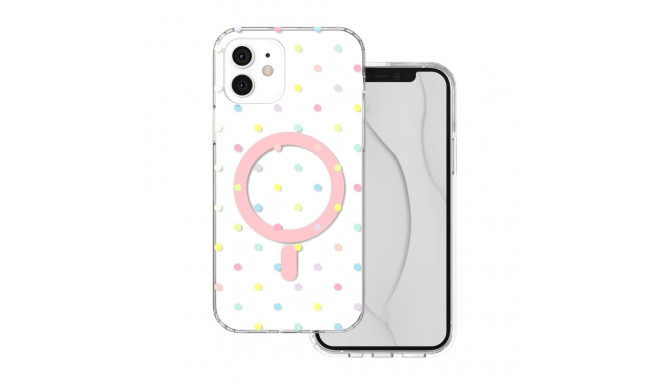 Bubble Dots Mag case for iPhone 11 white