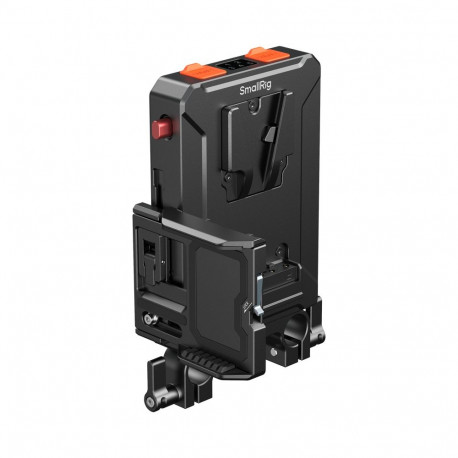 SmallRig V-mount akuadapterplaat 5881 intelligentne 15mm kahevarreklamber