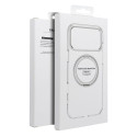 Case for iPhone 14 Frame Circle Stand compatible with MagSafe transparent