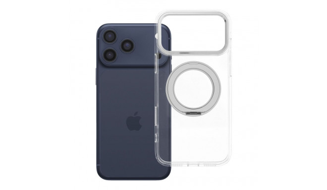 Case for iPhone 17 Pro Max / 18 Pro Max ( low camera edge) Frame Circle Stand compatible with MagSaf