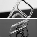 Case for iPhone 14 PRO Frame Circle Stand compatible with MagSafe transparent