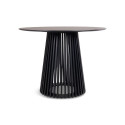 DINING TABLE DOMOLETTI D100CM BLACK
