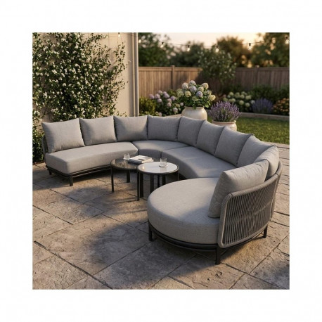 OUTDOOR FURNITURE SET 157X73X64