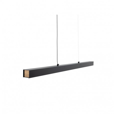 LAMP PENDANT TALL BLACK 32W